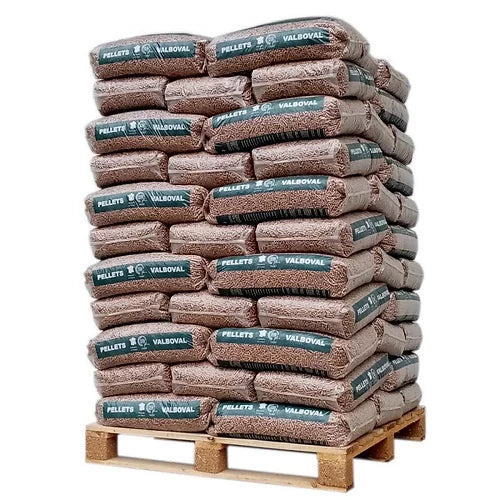 Valboval Premium Granulés de Bois Palette 975kg 65 Sacs