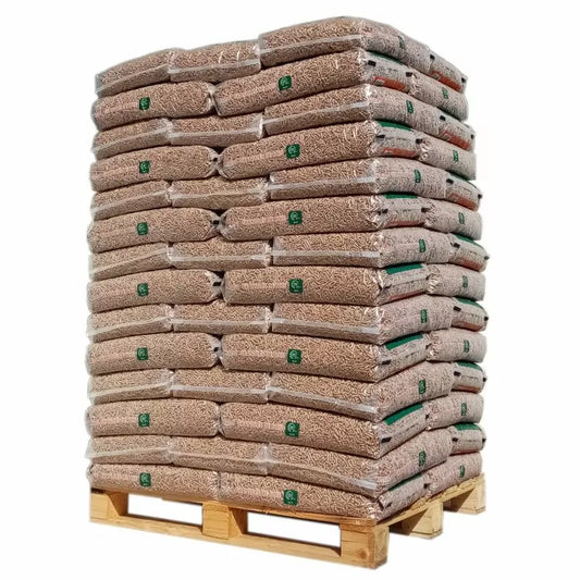 BRENHOLZER Premium Granulés de Bois Palette 975kg 65 Sacs